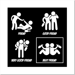 Drink Best Wine With Best Friends Funny Posters and Art